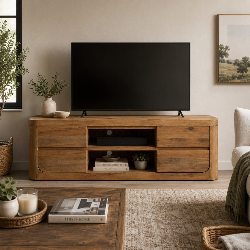 Norfolk Curve Entertainment Unit