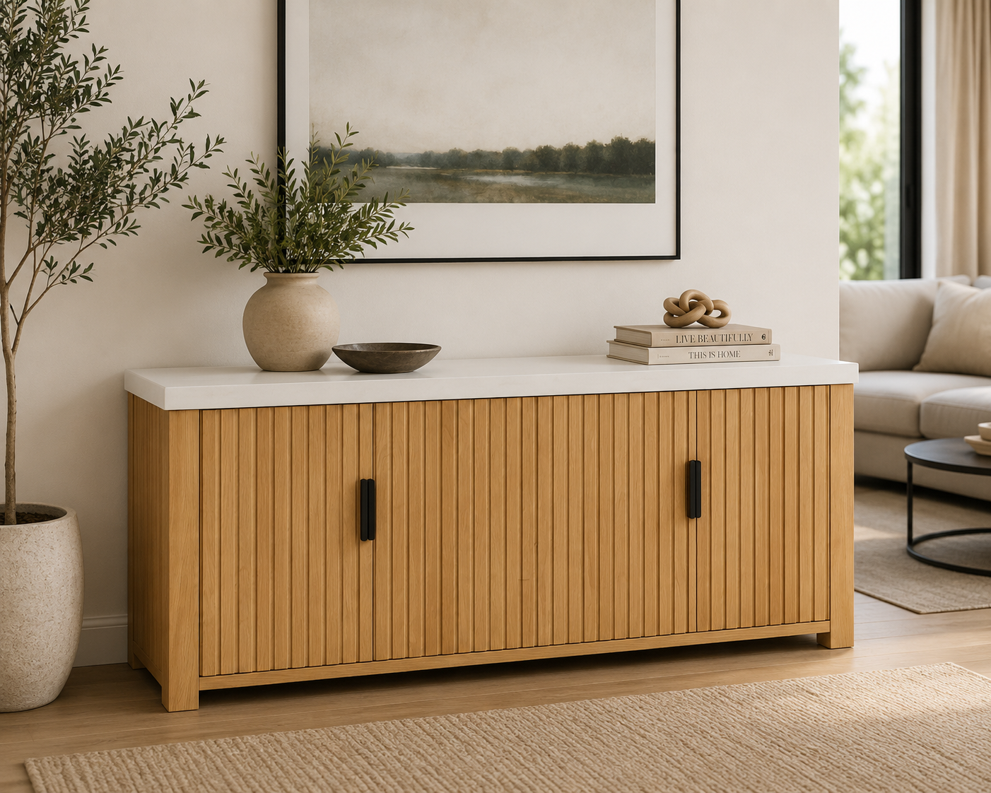 Campbell 4- Door Sideboard