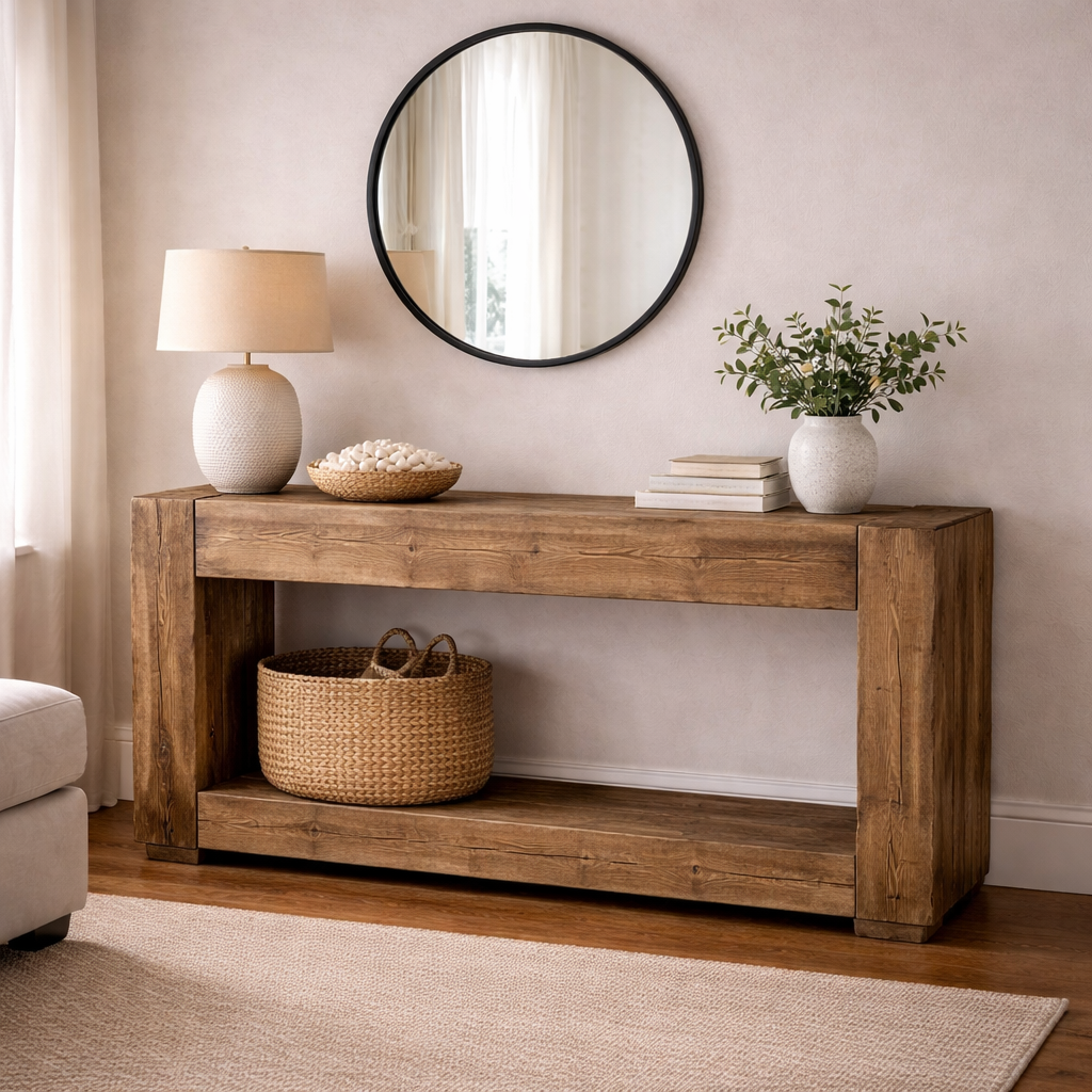 Norfolk Cubic Console Table